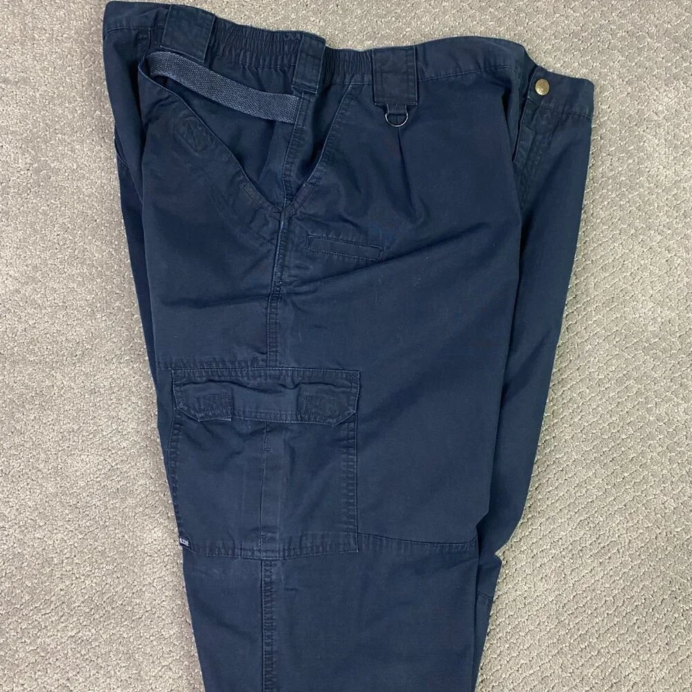 5.11 Tactical Taclite Pro Pants Men's 44 x 32 Measures 42.5 x 30.5 Blue Cargo - Picture 7 of 14
